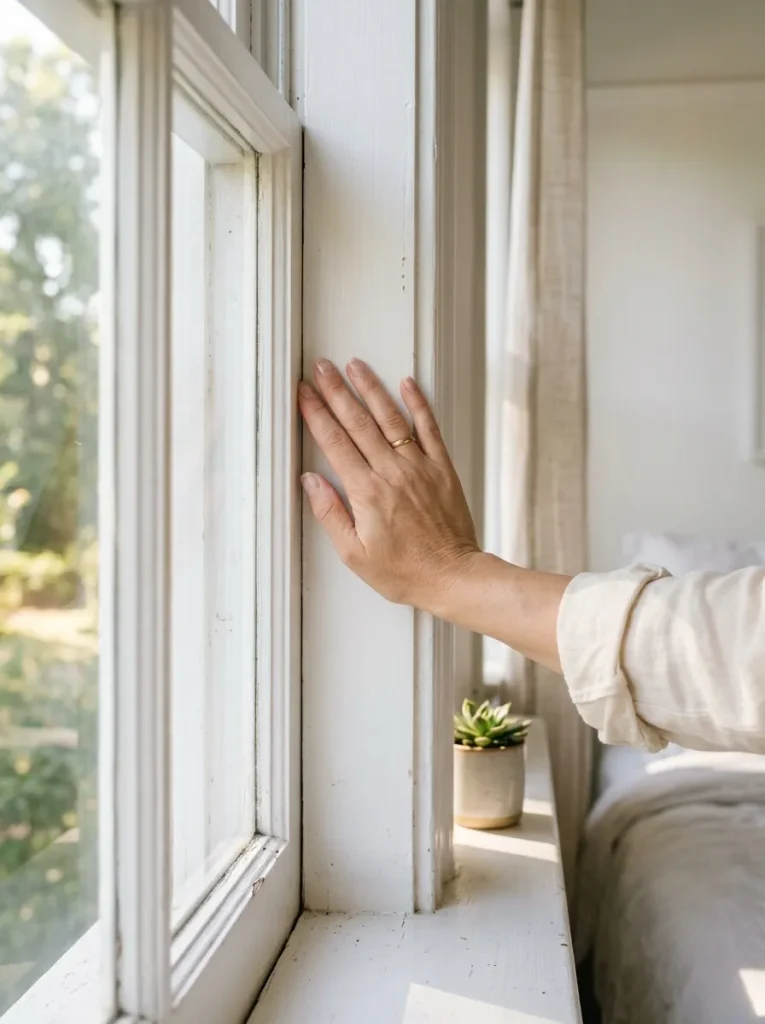 Check your window frame for a recess