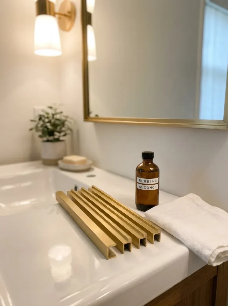 rental bathroom makeover