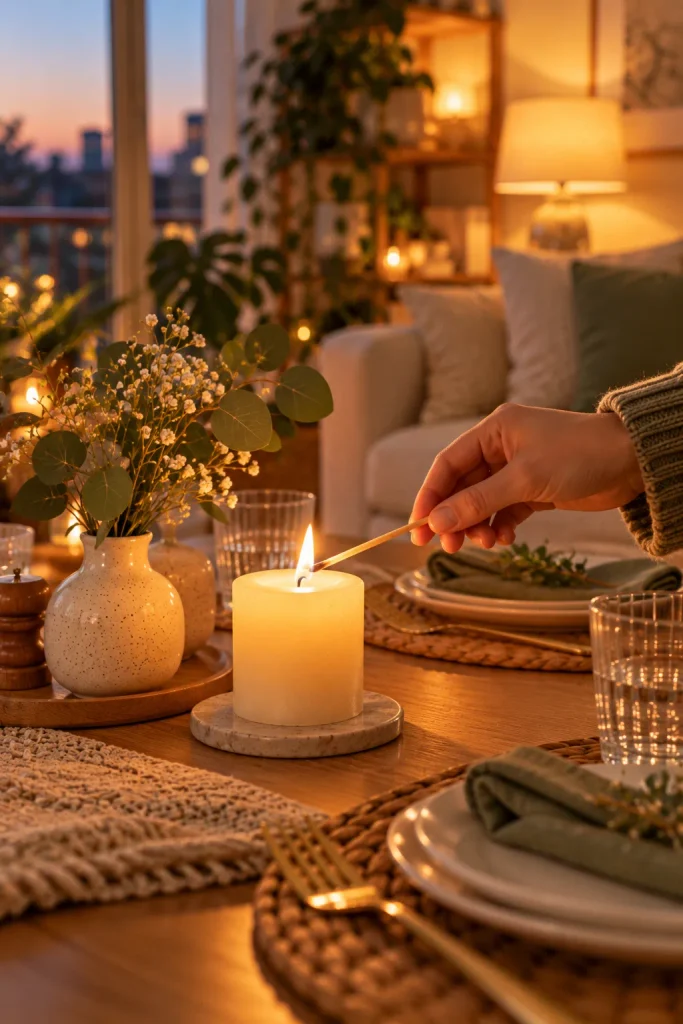 No Dining Room Table Setting