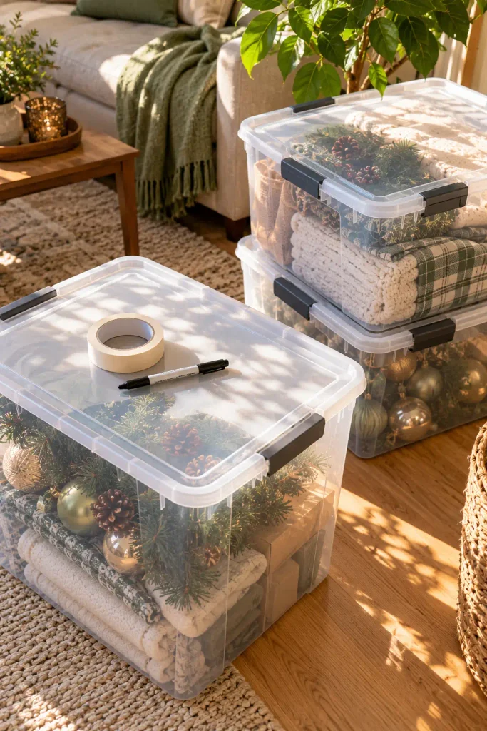 Holiday Decoration Storage