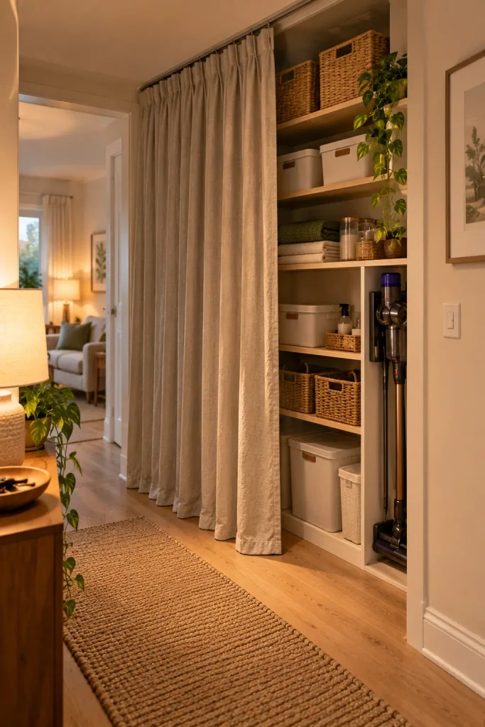 Cosy Scandinavian Storage Nook

