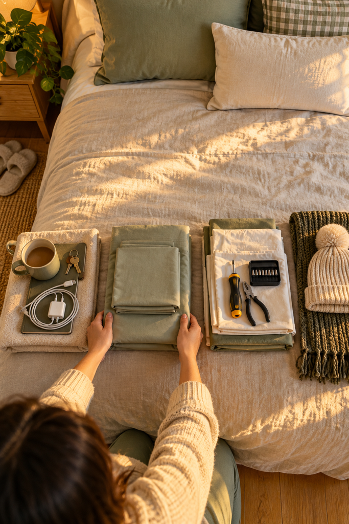 how to store things in a small apartment