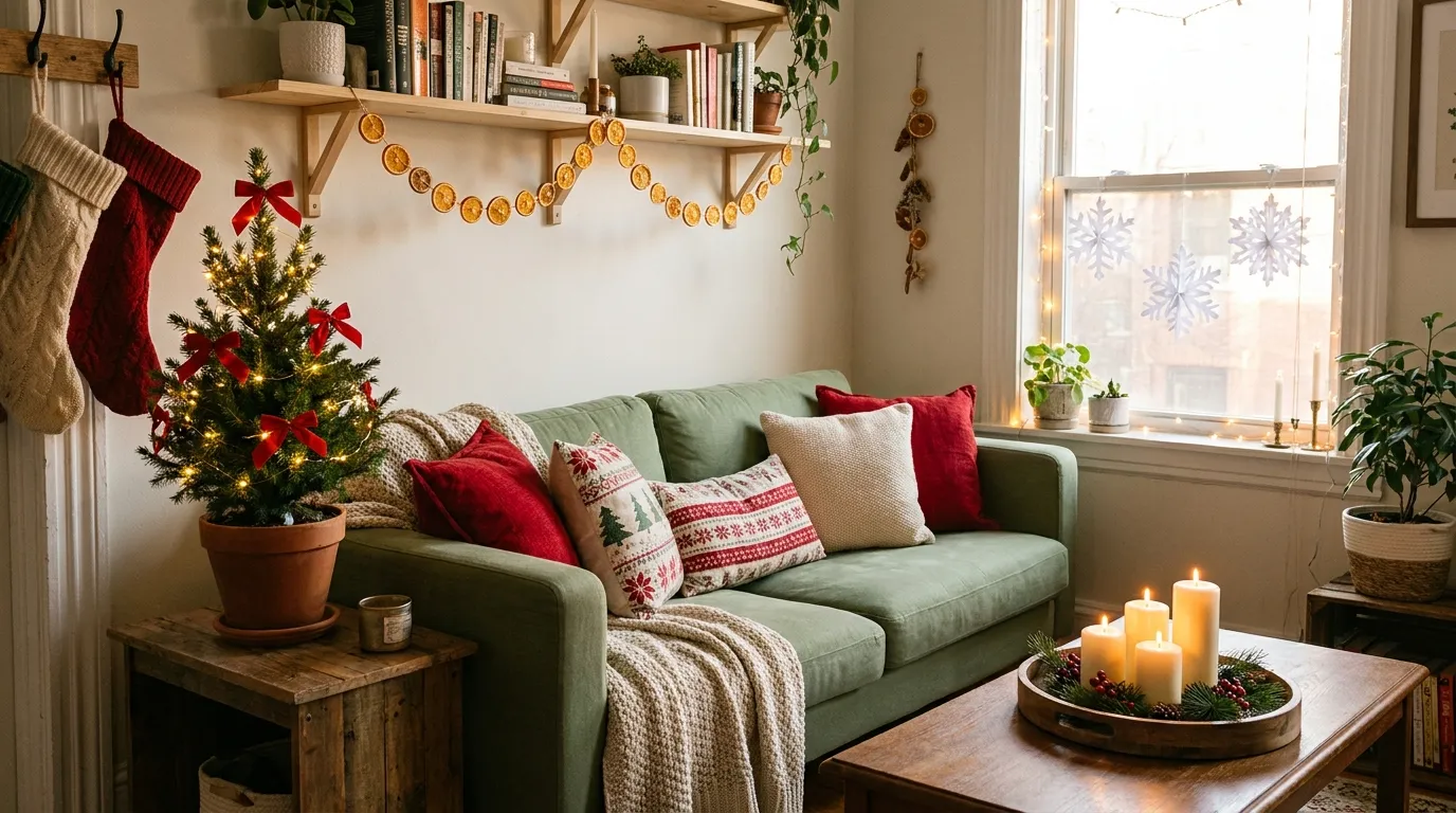 Apartment Christmas Decor on a Budget: 18 Cozy Ideas for Your First Place