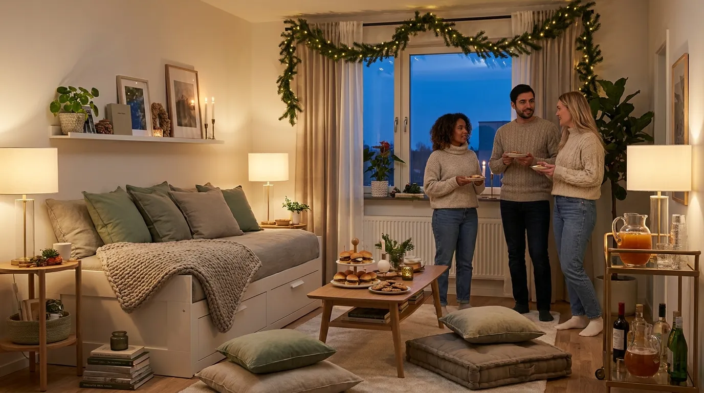 How to Host Guests in a Studio Apartment During the Holidays