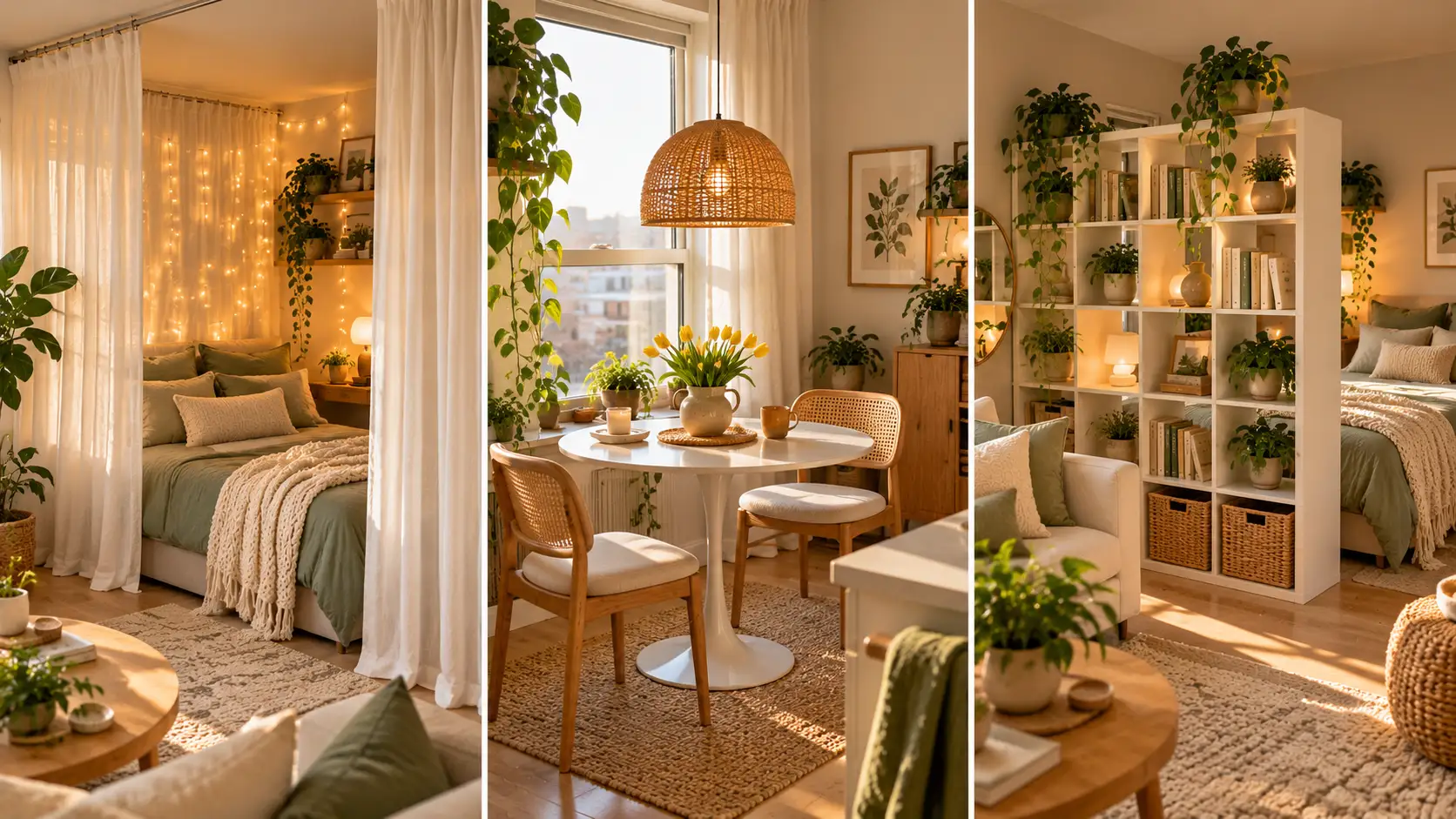 Studio Apartment Ideas for Couples: 12 Ways to Share 500 Square Feet Happily