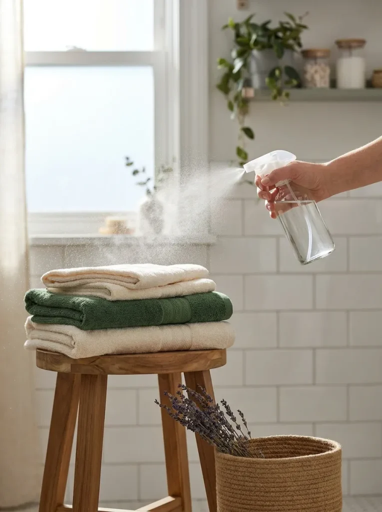 Hand misting spray bottle