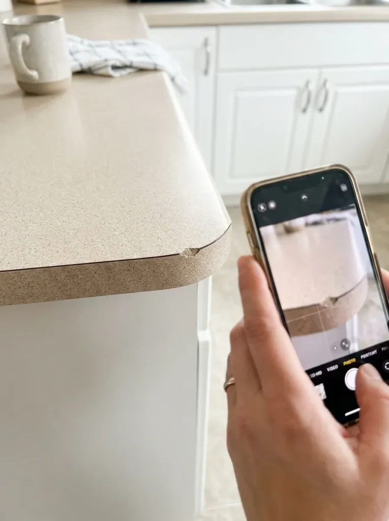 rental countertop makeover