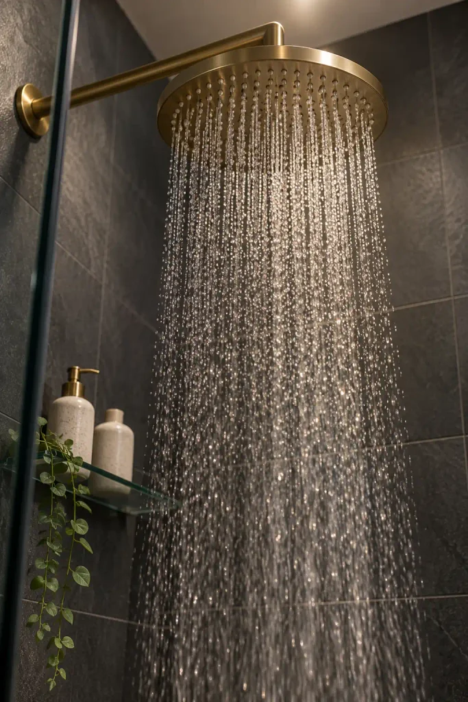 Luxury Brass Rain Shower Spa
