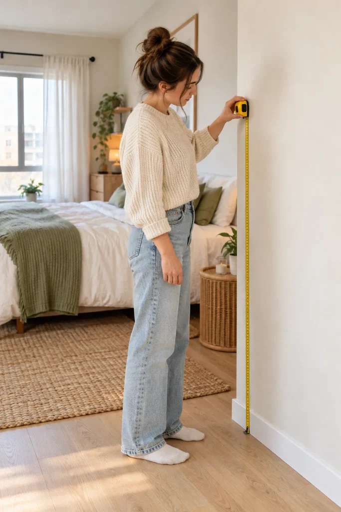 how to hang room divider curtain