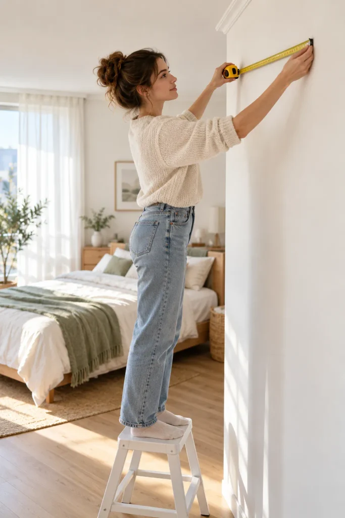 how to hang room divider curtain