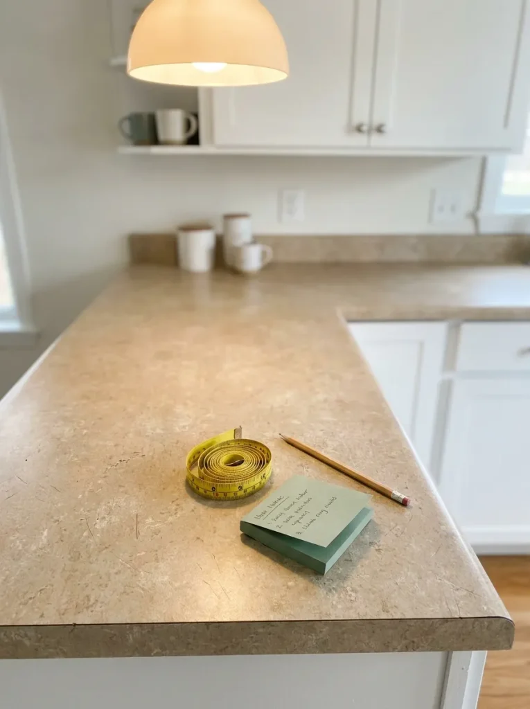 rental countertop makeover