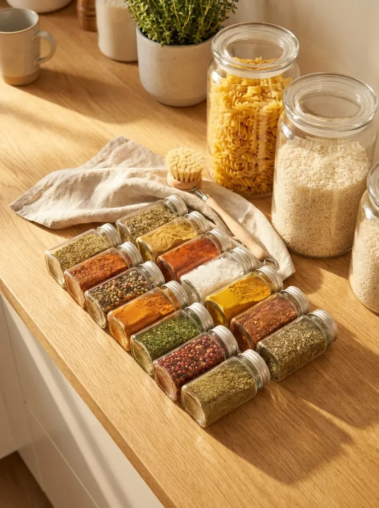 Pantry clean out on countertop