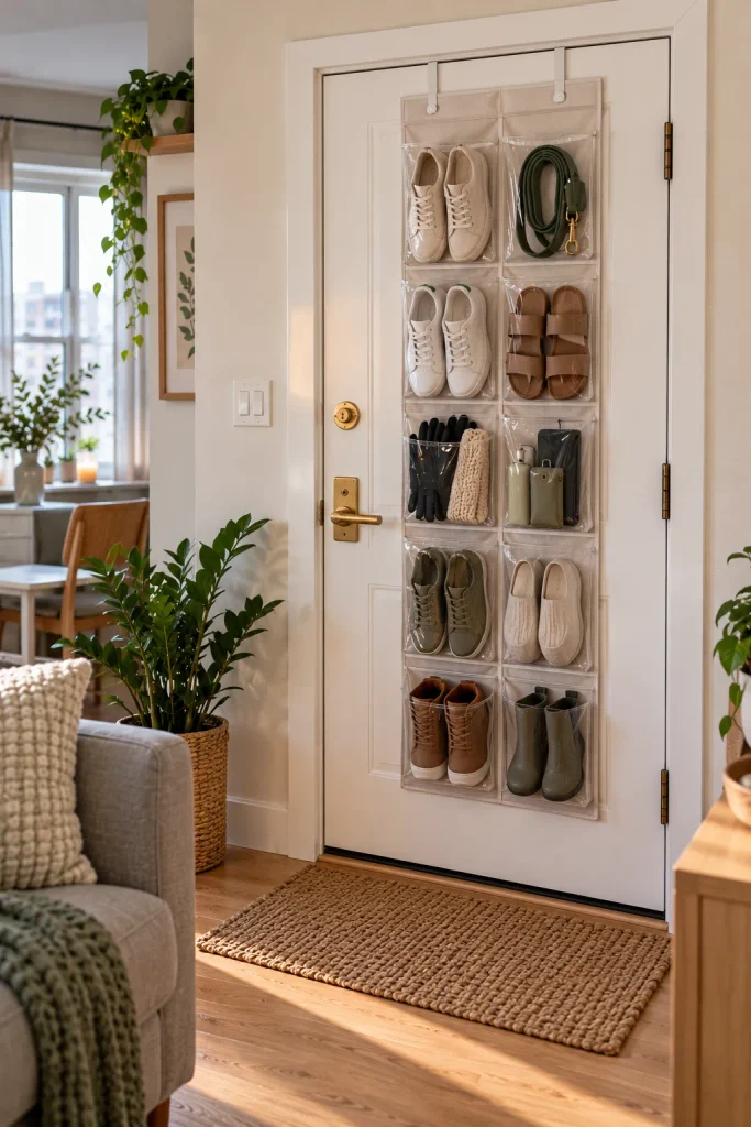 Scandinavian Entryway Shoe Organiser
