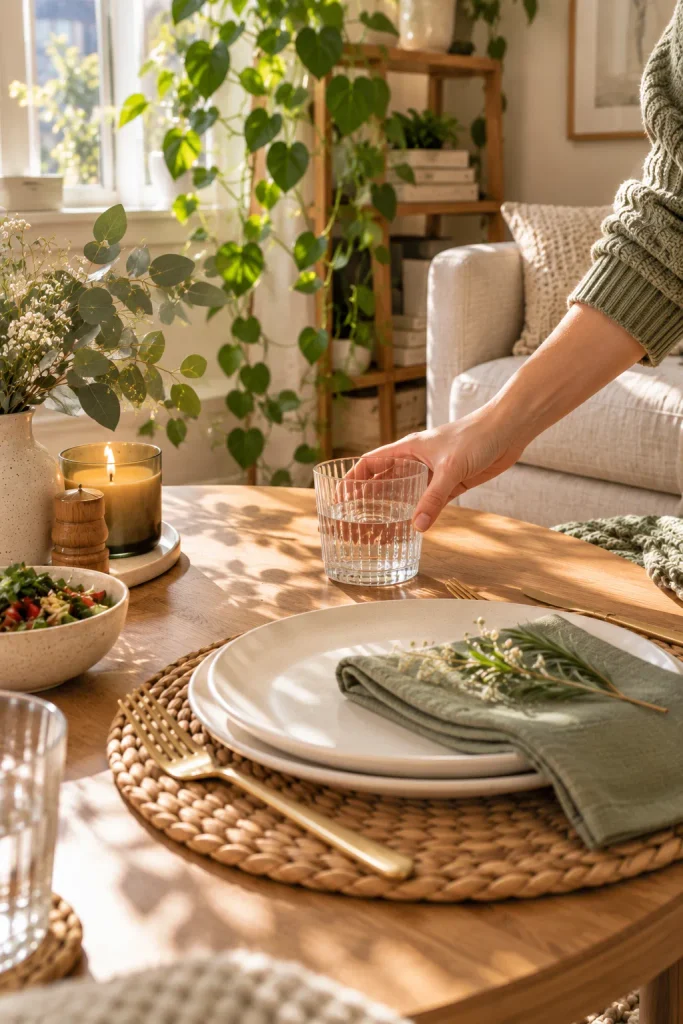 No Dining Room Table Setting