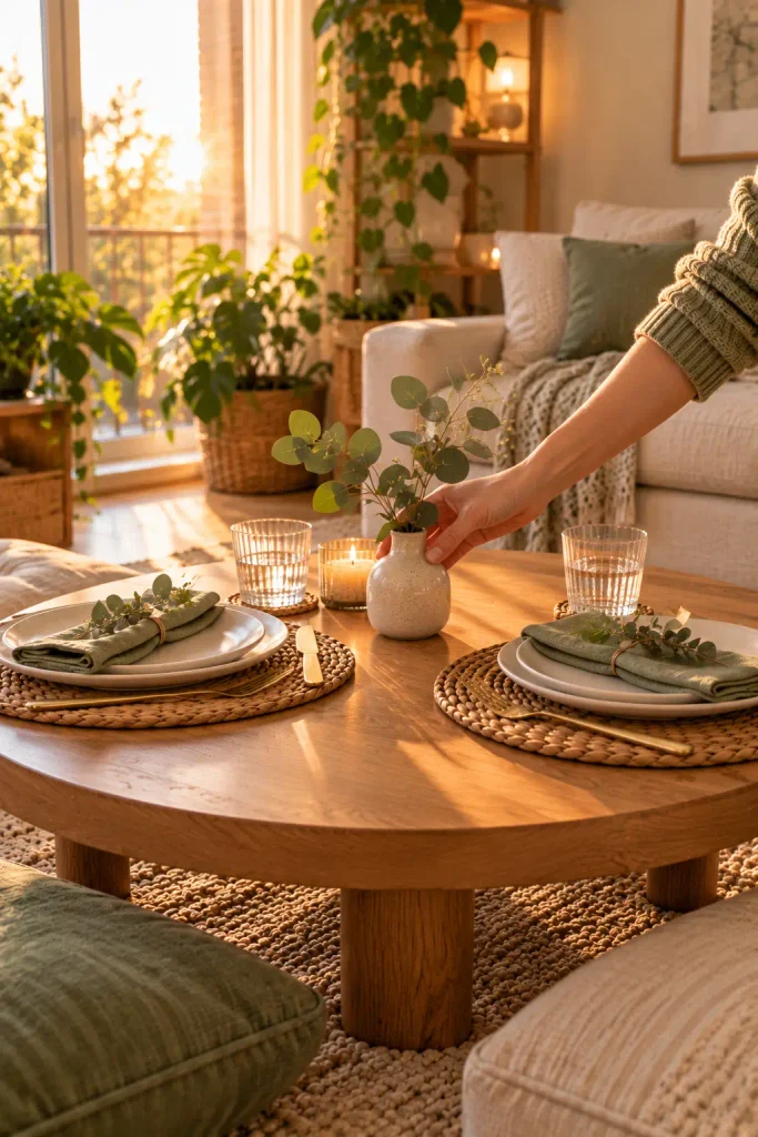 No Dining Room Table Setting