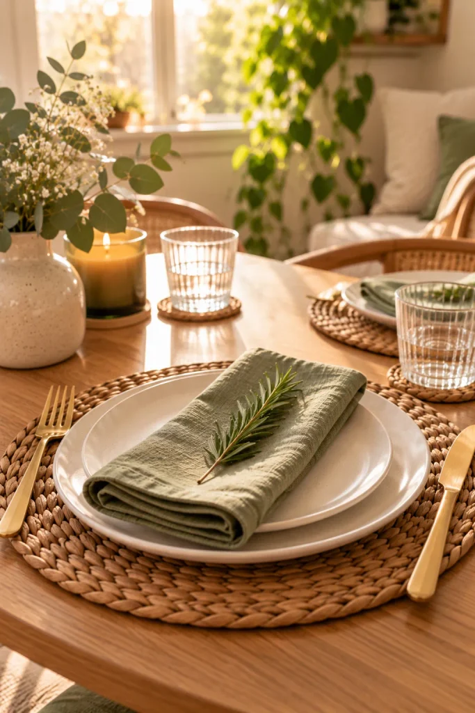 No Dining Room Table Setting