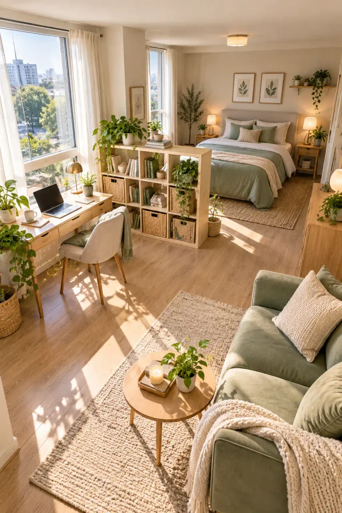 Set the Desk Where Your Bed Stays Out of View