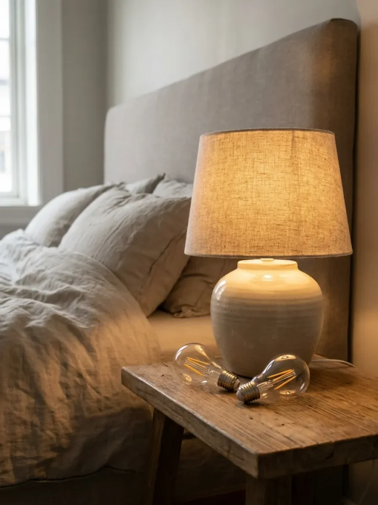 Switching to warm cozy lighting