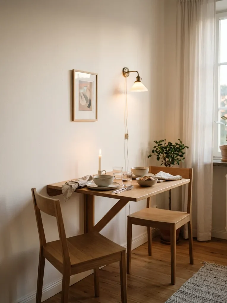Table set for meal