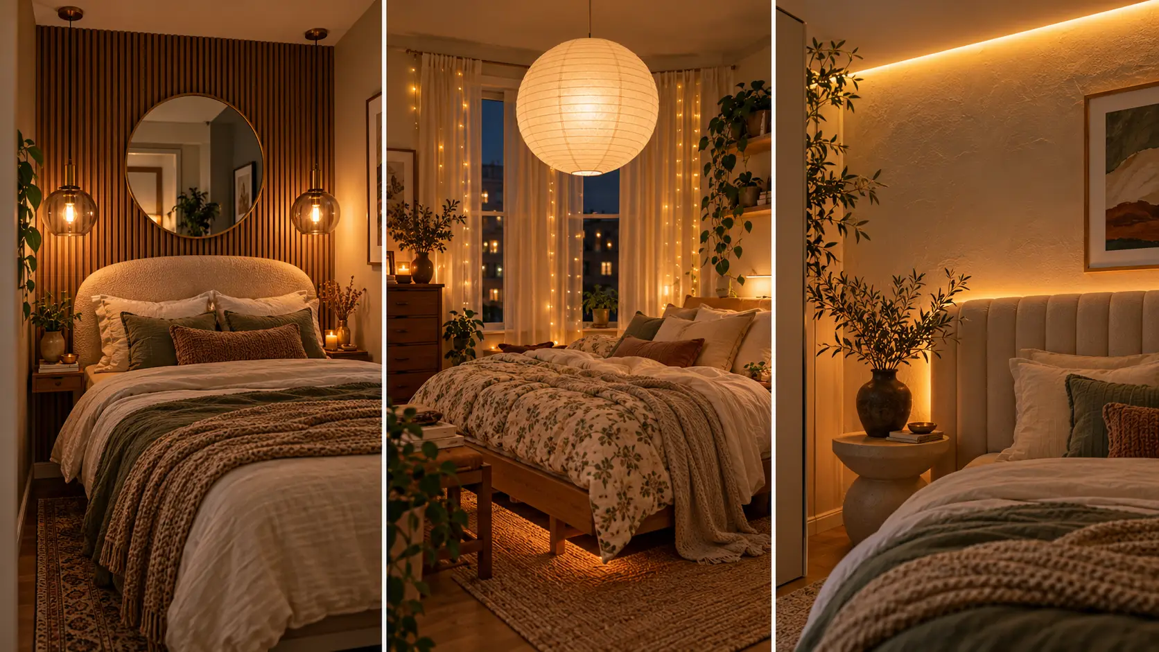 10 Bedroom Lighting Ideas That Make a Small Apartment Feel Cozy
