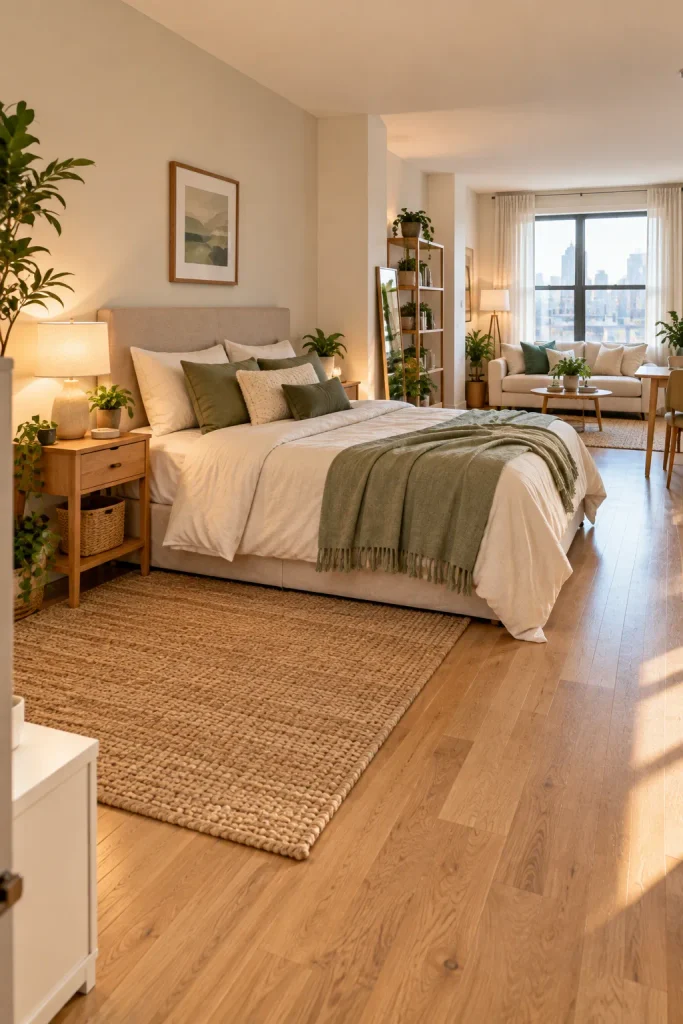 Warm Scandi Bedroom Retreat
