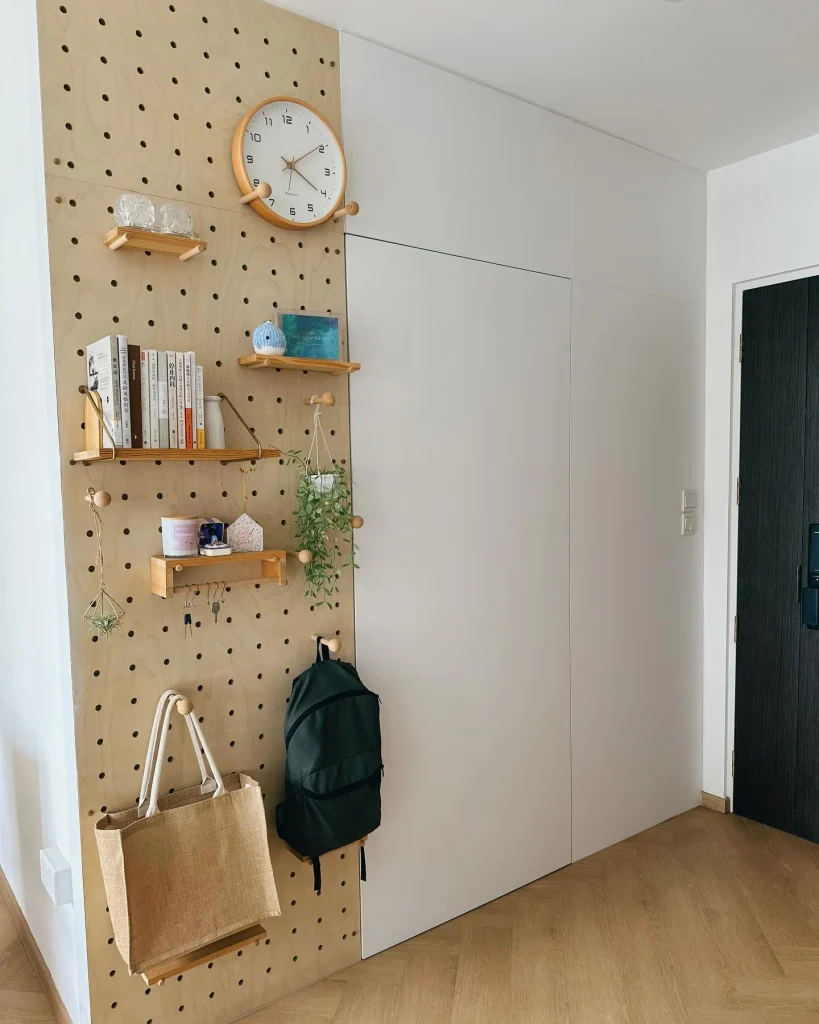 Floor to Ceiling Pegboard
