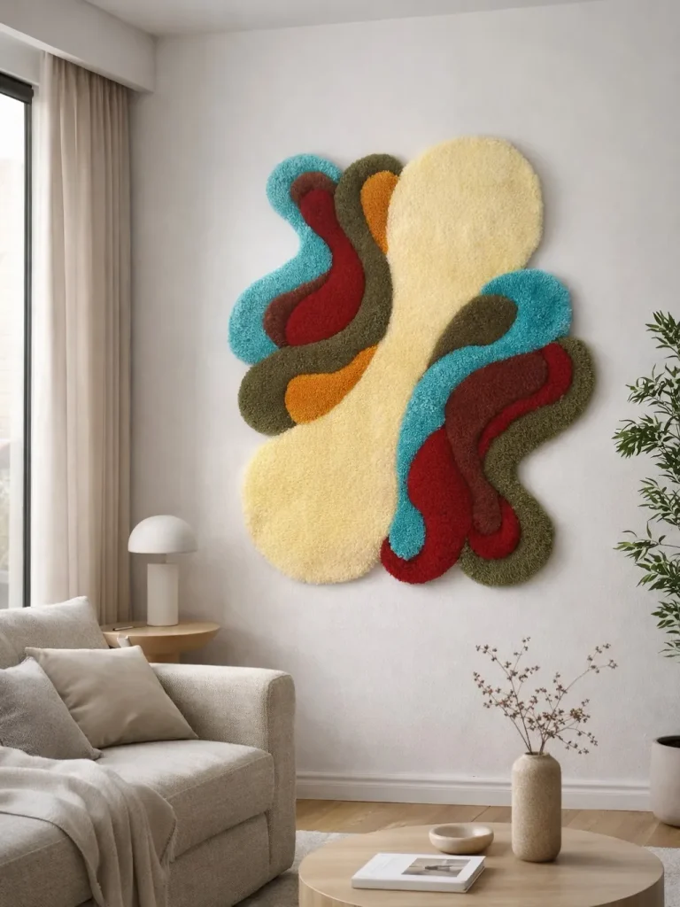 One Oversized Tufted Wall Piece