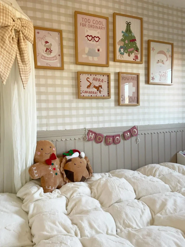 Swap a Few Gallery Wall Prints for Holiday Art