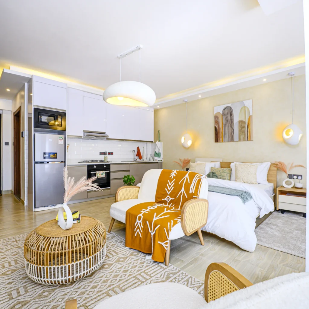 Skip the Divider and Let the Sofa's Back Do the Work