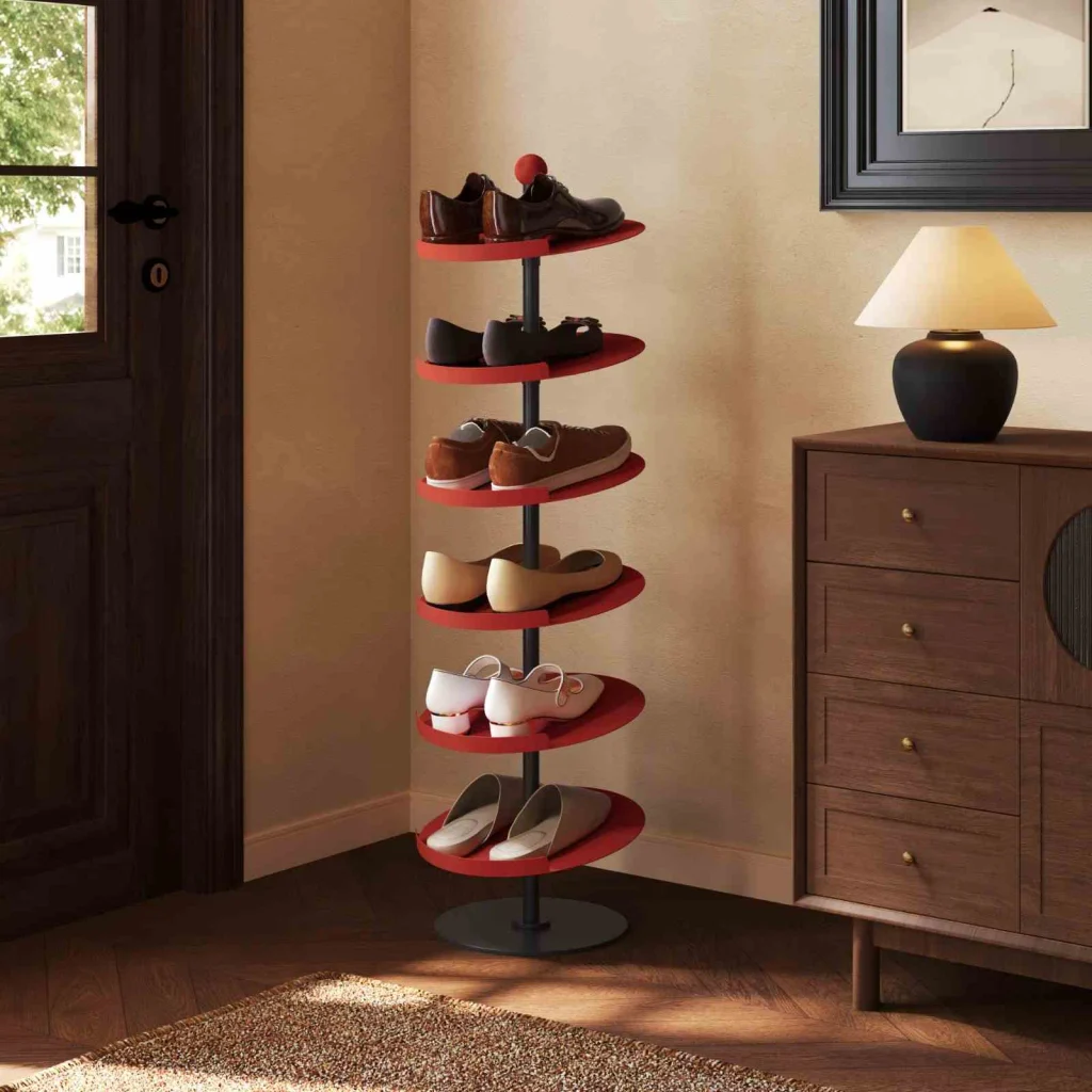 Keep Every Pair Off the Floor With a Slim Shoe Tower
