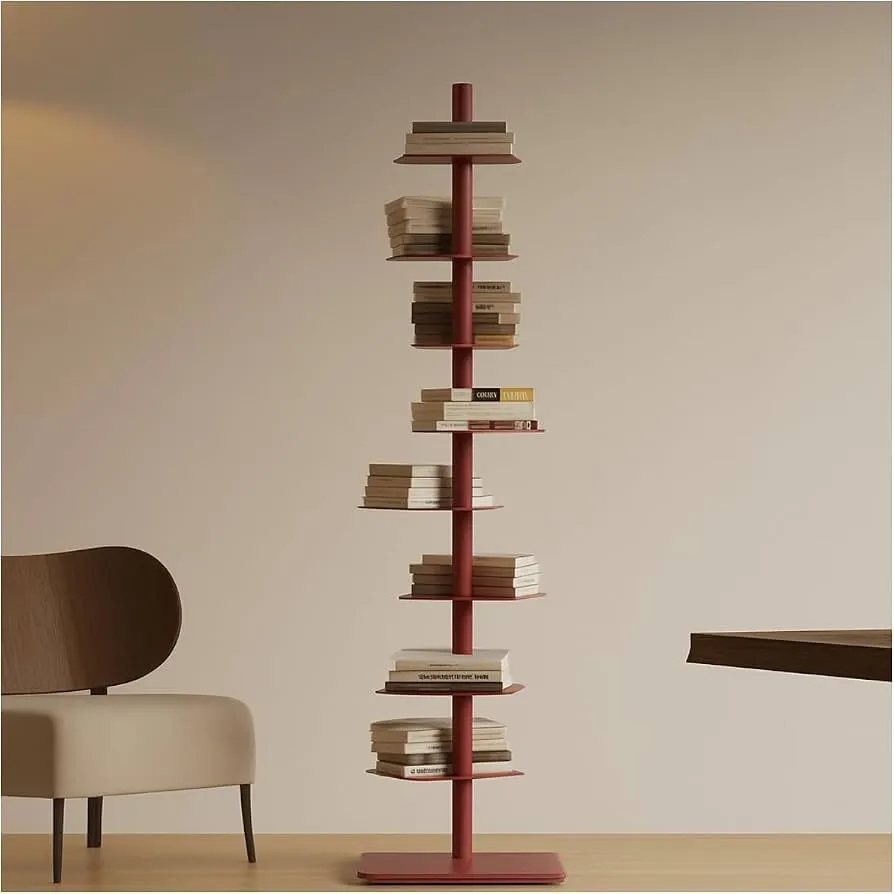 Stack Books Flat on a Skinny Spine Shelf