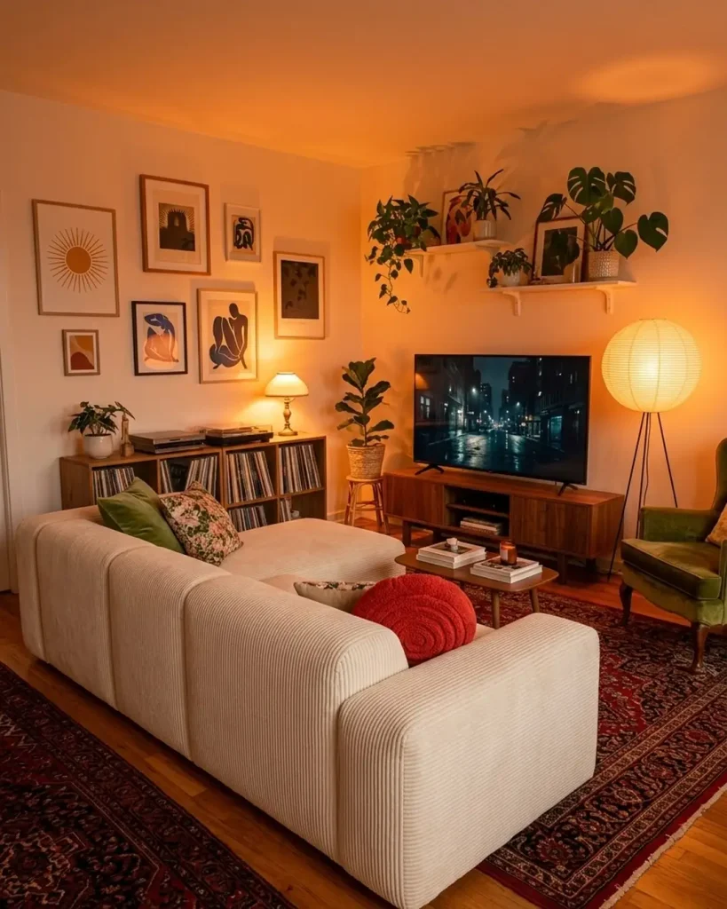 Swap the Ceiling Light for Lamps at Three Heights